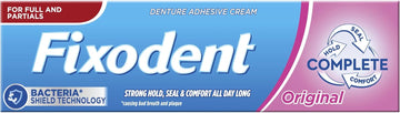 Fixodent Complete Neutral Adhesive Cream for Full and Partial Dentures - Strong Hold, Seal & Comfort All Day Long