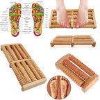 Wooden Roller Foot Massager