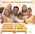 Wooden Roller Foot Massager