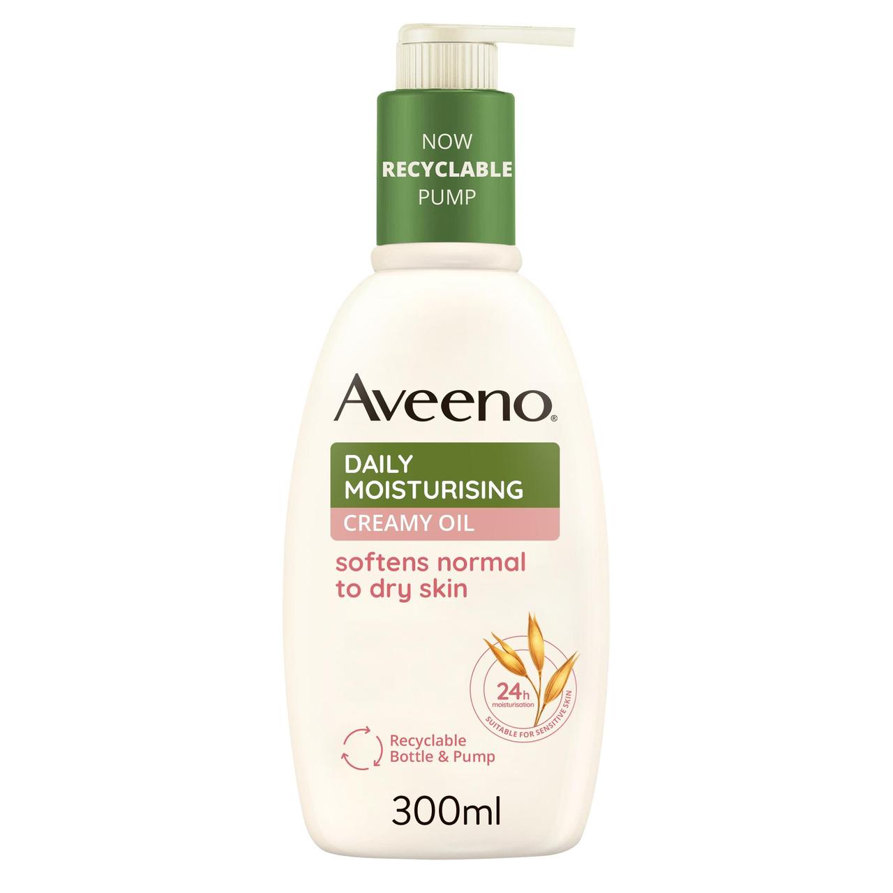 Aveeno Creamy Moist Oil 300ml Aveeno