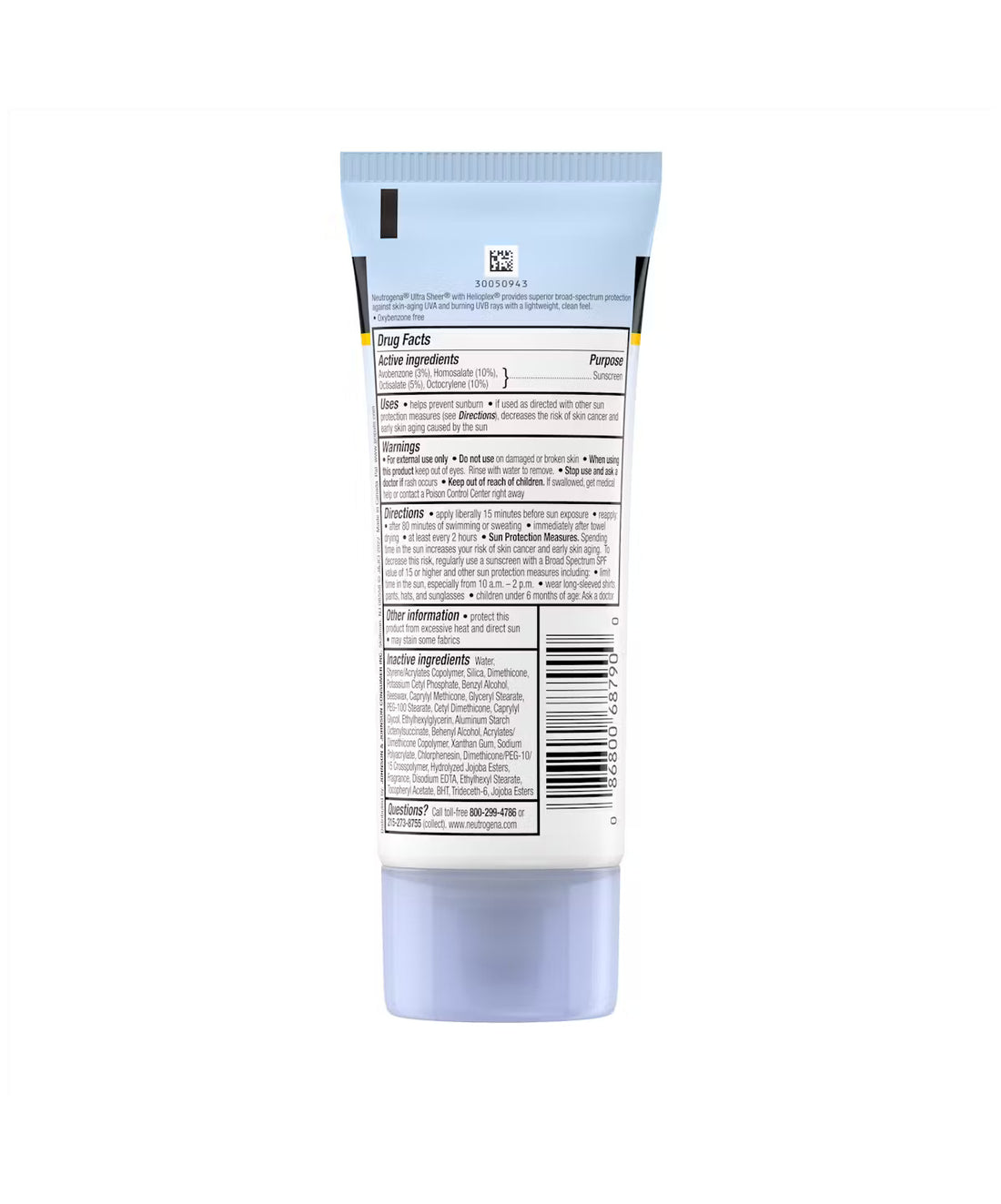 Ultra Sheer® Dry-Touch Sunscreen Broad Spectrum SPF 55 Neutrogena