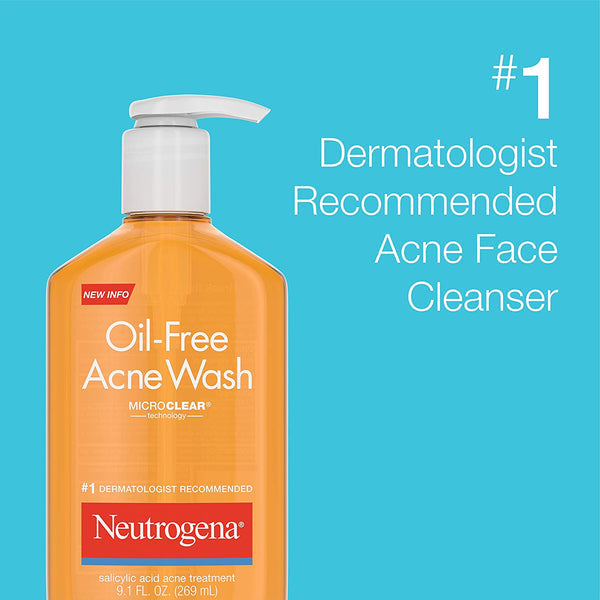 Neutrogena Oil-Free Acne Wash, 269 ml Neutrogena