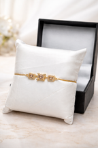 Luxury Gold Crystal Bracelet | Stylish Jewelry Pakistan | Gift for Her