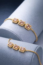Luxury Gold Crystal Bracelet | Stylish Jewelry Pakistan | Gift for Her