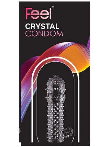 Feel Crystal Condom - Enhanced Sensation for Intense Pleasure