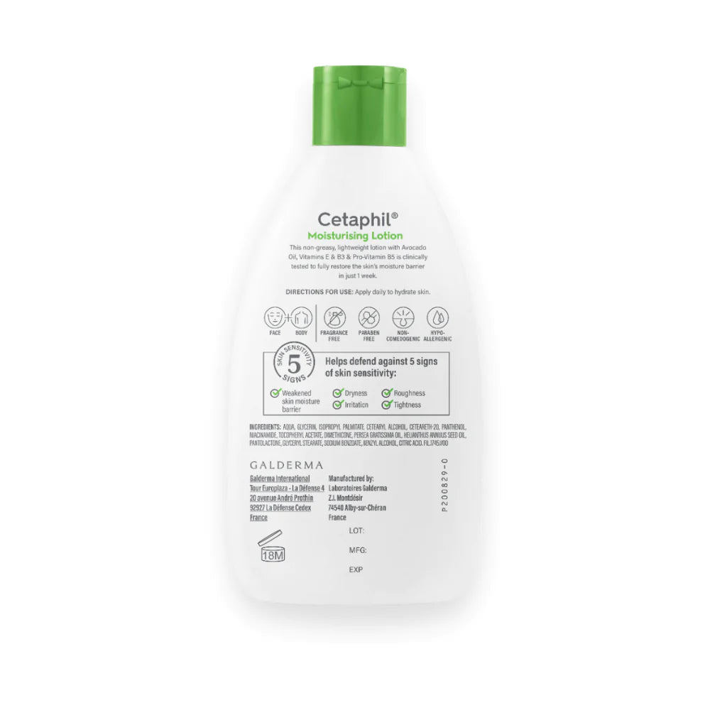 Cetaphil Moisturizing Lotion - Sensative Skin - Net Wt. (200 mL) Cetaphil