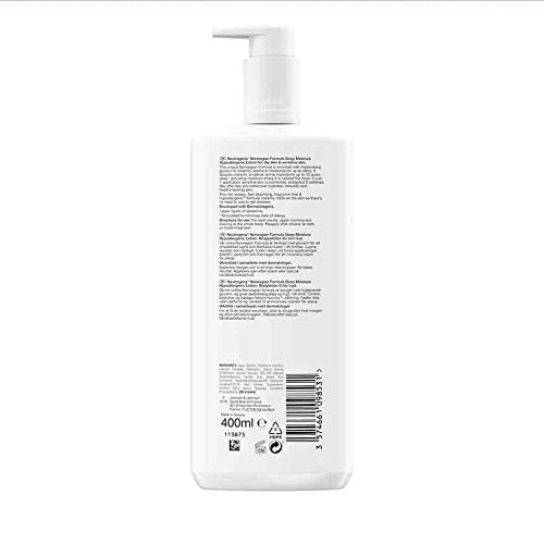 NEUTROGENA Norwegian Formula Deep Moisture Hypoallergenic Body Lotion (13.5oz or 400ml) Neutrogena