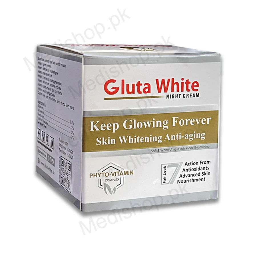 Gluta White Cream for Face Whitening & Brightening
