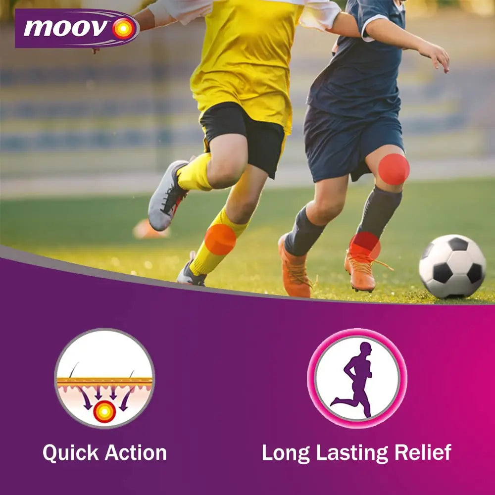 Moov Fast Pain Relief Spray - 150ml | Suitable for Back Pain, Muscle Pain, Joint Pain, Knee Pain | 100% Ayurvedic Formula | Suitable for Sports & Gym related injuries Moov