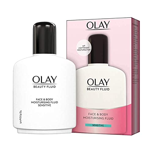 Olay Beauty Fluid Face And Body Sensitive Moisturiser, 200ml Olay