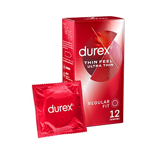 Durex Thin Feel Ultra Thin Condoms 12 pk (UK Imported) Durex