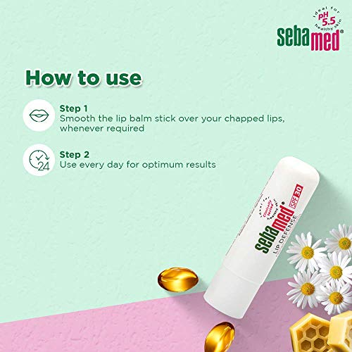 Sebamed Lip Defense Stick SPF 30 For Dry & Chapped Lips SEBAMED