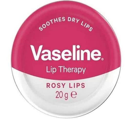 Vaseline Lip Therapy Rosy Lips with Rose and Almond Oil 20g Vaseline