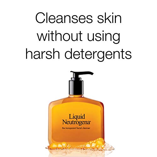 Neutrogena Liquid Fragrance-Free Gentle Facial Cleanser with Glycerin, Hypoallergenic & Oil-Free Mild Face Wash Unscented, 8 Fl Oz | 236ml Neutrogena