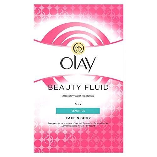 Olay Beauty Fluid Face And Body Sensitive Moisturiser, 200ml Olay