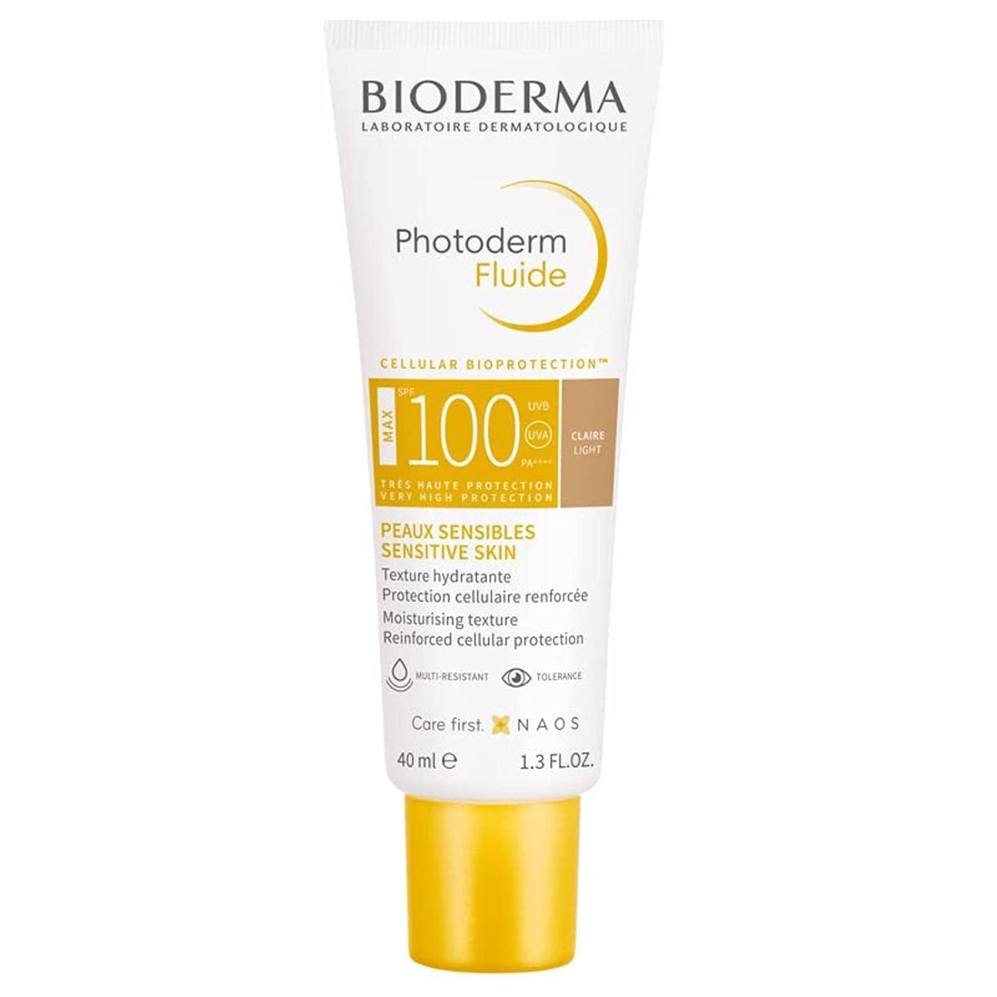 Bioderma Photoderm Fluide MAX SPF100 Natural Invisible, The maximum sensory protection Extreme conditions Sensitive skin - 40ml Bioderma