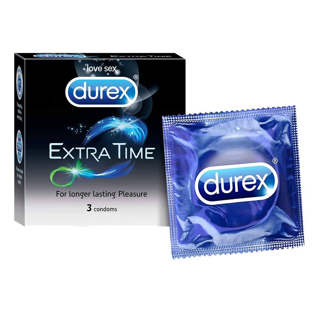 Durex Condoms, Extra Time - 3 Count Durex